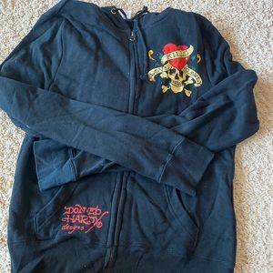 Vintage Ed Hardy Zip Up size L